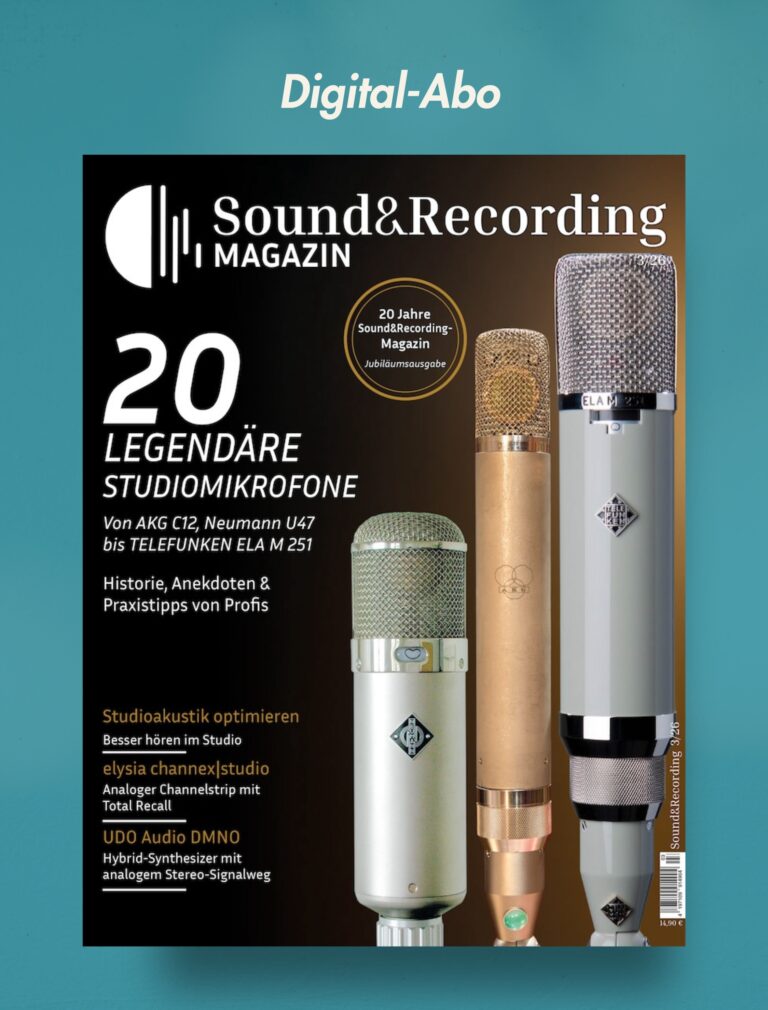 Sound&Recording Magazin Jahresabonnement – Digital