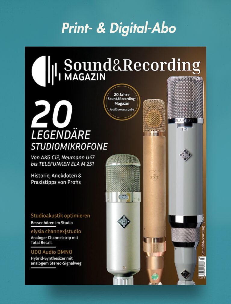 Sound&Recording Magazin Jahresabonnement – Print & Digital