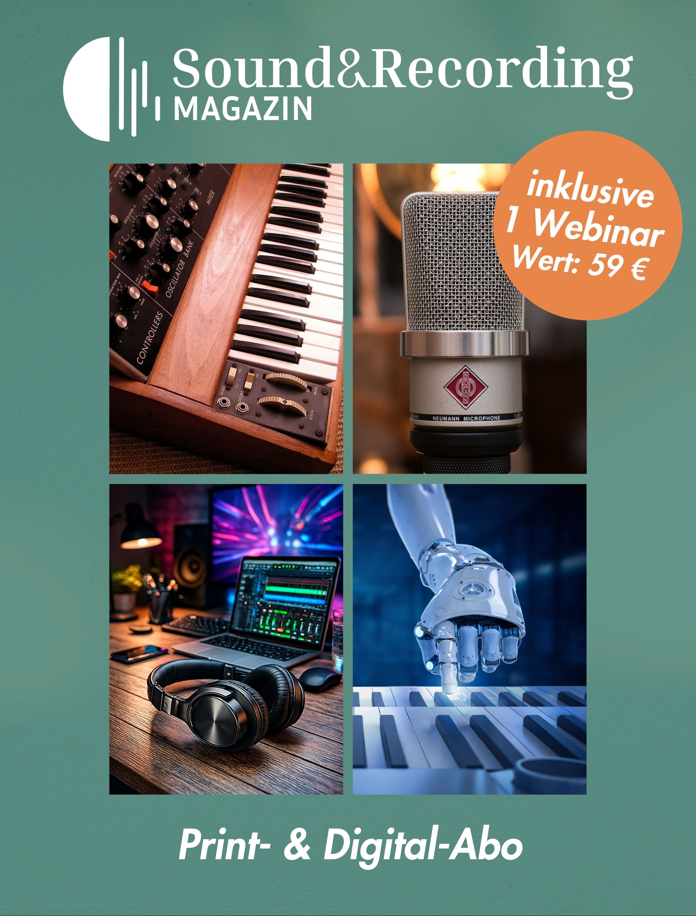 Sound&Recording Magazin Jahresabonnement – Print & Digital