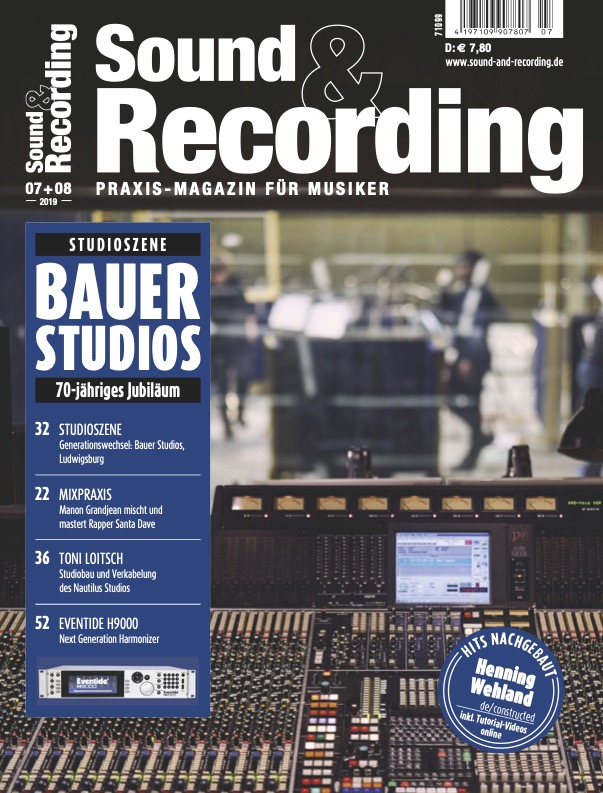 Sound&Recording Magazin 7+8/19