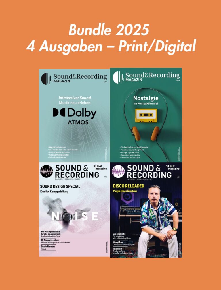Sound&Recording-Magazin – Bundle 2025 (4 Ausgaben)