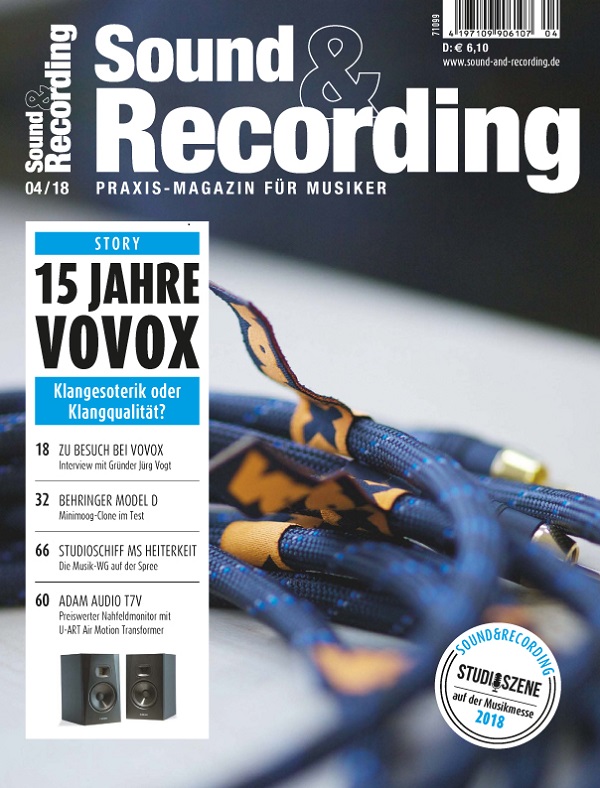 Sound&Recording Magazin 4/18