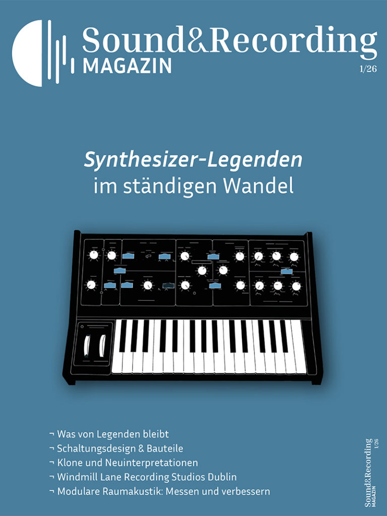 Sound&Recording Magazin 1/26 – Synthesizer-Legenden