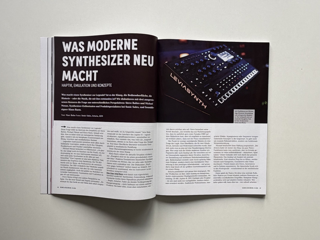 Sound&Recording Magazin 1/26 – Synthesizer-Legenden – Bild 9
