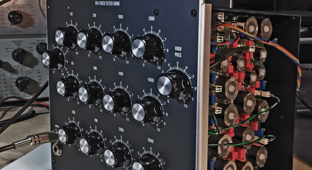 Blick ins Innere eines Synth-Werk-Moduls