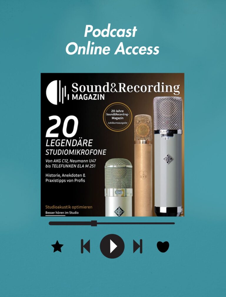 20 legendäre Studiomikrofone – Podcast Online Access